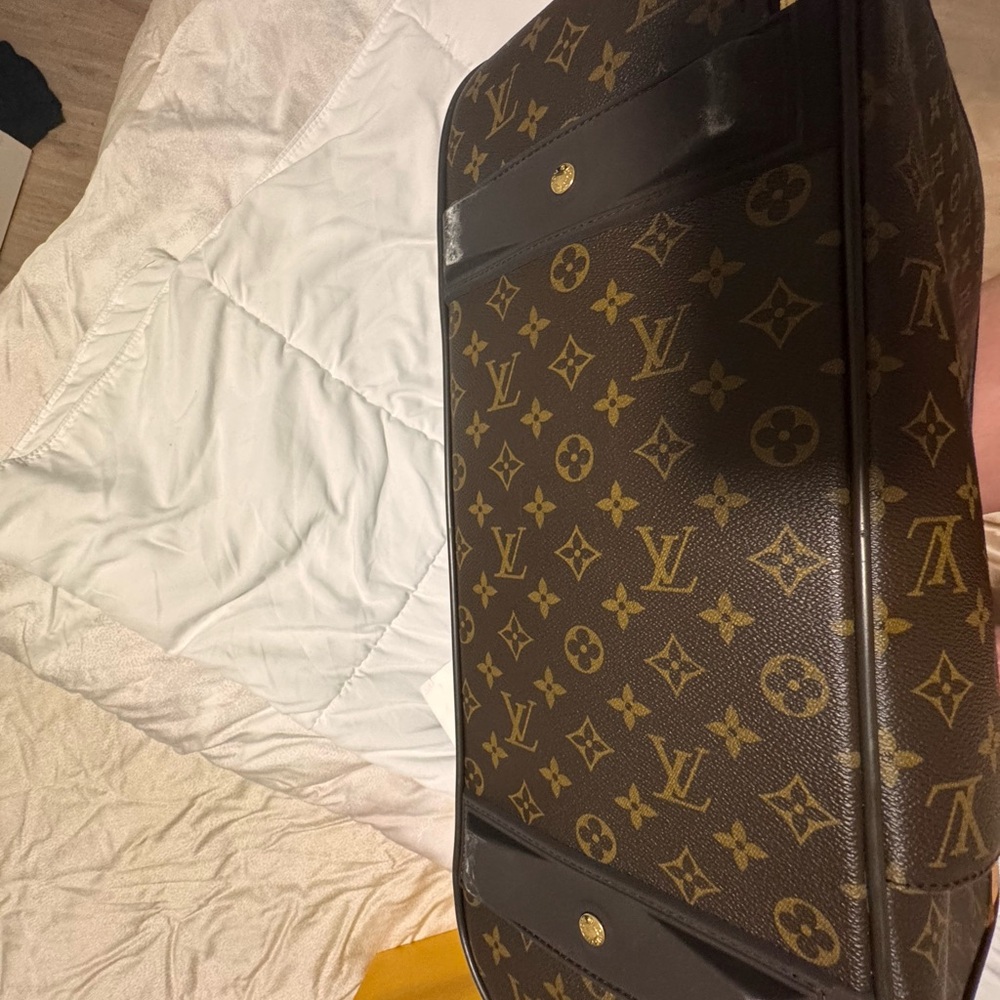 Louis Vuitton Monogram Canvas Brown & Tan Travel Bag 50 - Picture 9 of 13